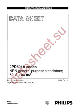 2PD601ASW T/R datasheet  